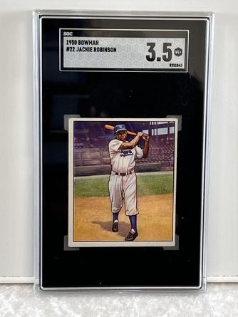 Jackie Robinson baseball card