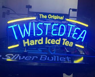 Neon Twisted Tea sign